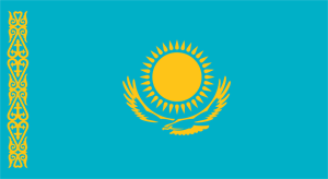 flag of Kazakhstan